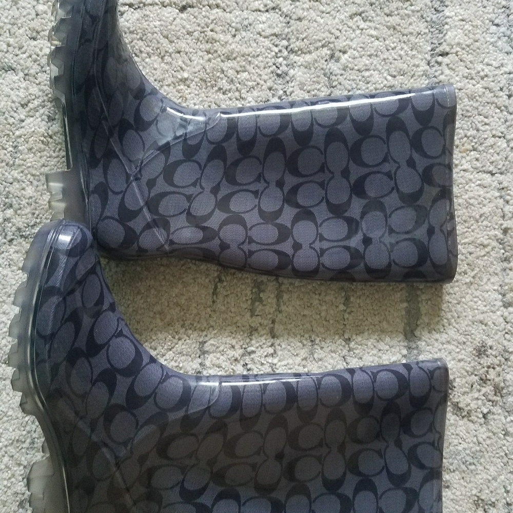 Coach rain boot bundle